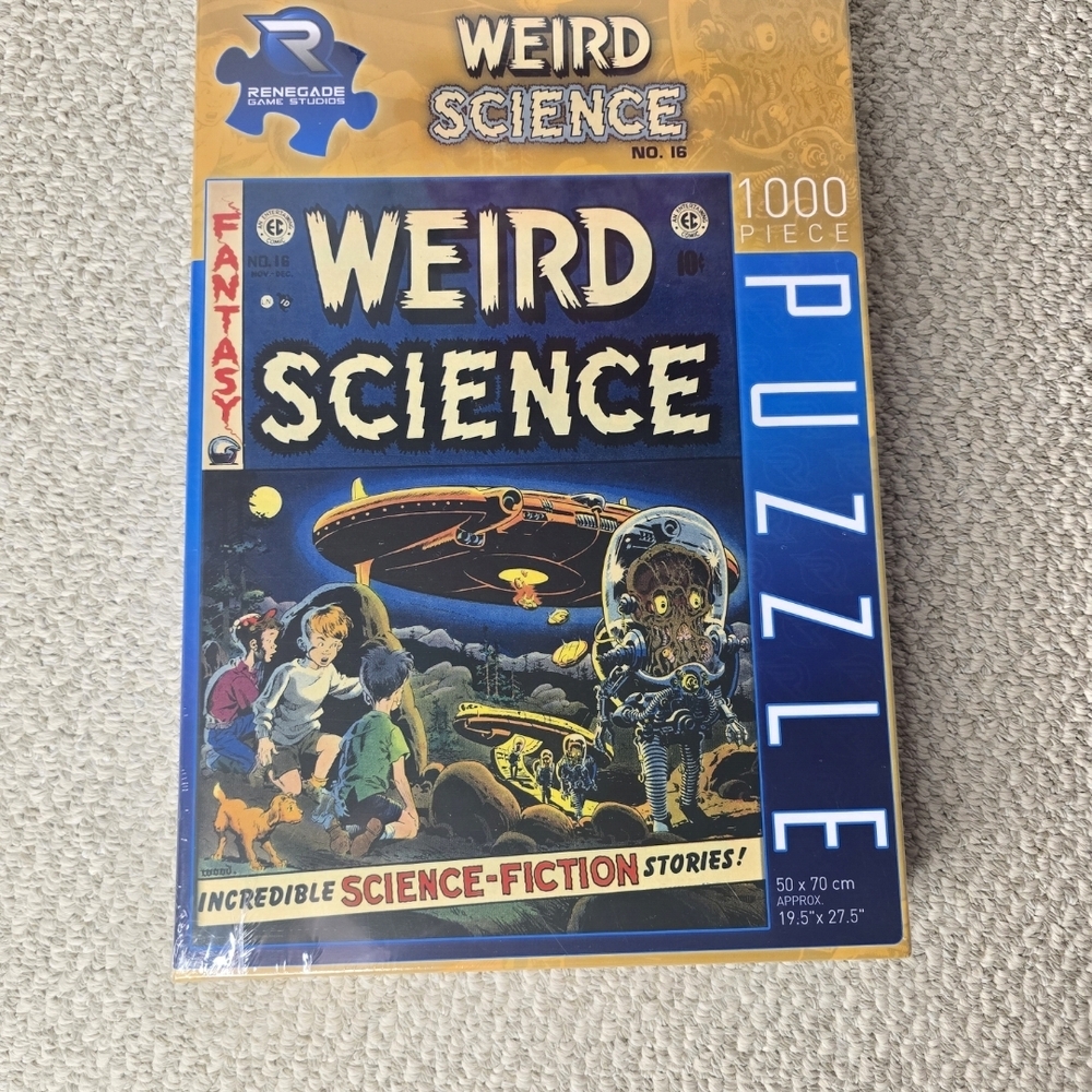 Weird Science Puzzle - 1000 Piece Will Eisner Comic Book Cover NWOT